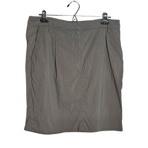 Eileen Fisher linen blend pencil skirt pockets